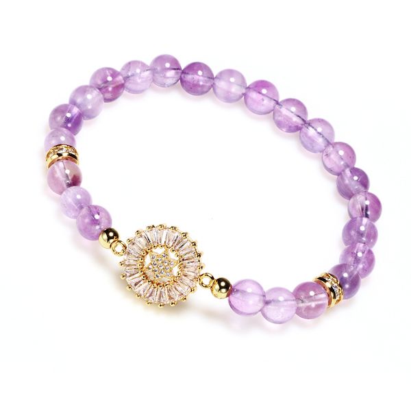 fashion temperament amethyst bracelet zircon six-star beaded bracelet selling jewelry, Black
fashion temperament amethyst bracelet zircon six-star beaded bracelet selling jewelry, Black