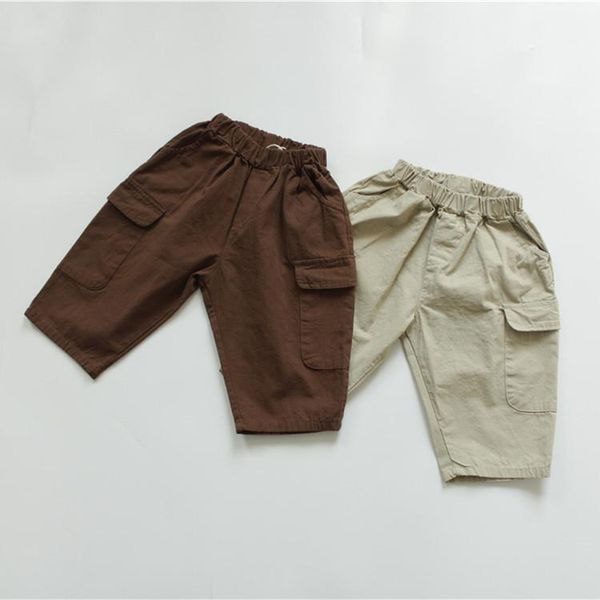 trousers spring autumn loose ankle-length cargo pants children side pocket cotton soft, Blue
trousers spring autumn loose ankle-length cargo pants children side pocket cotton soft, Blue