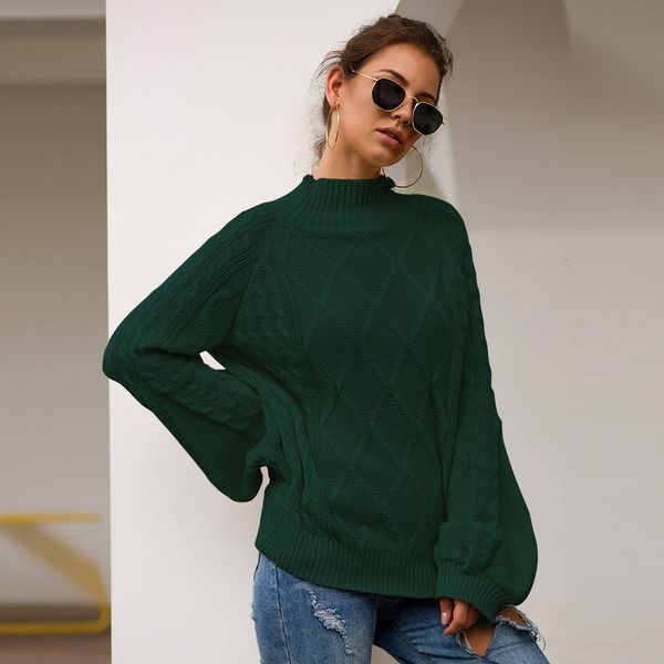 2021 fall winter oversized women argyle pullover sweater thick warm turtleneck tricot jumper cable twist knitwear 61za, White;black
2021 fall winter oversized women argyle pullover sweater thick warm turtleneck tricot jumper cable twist knitwear 61za, White;black