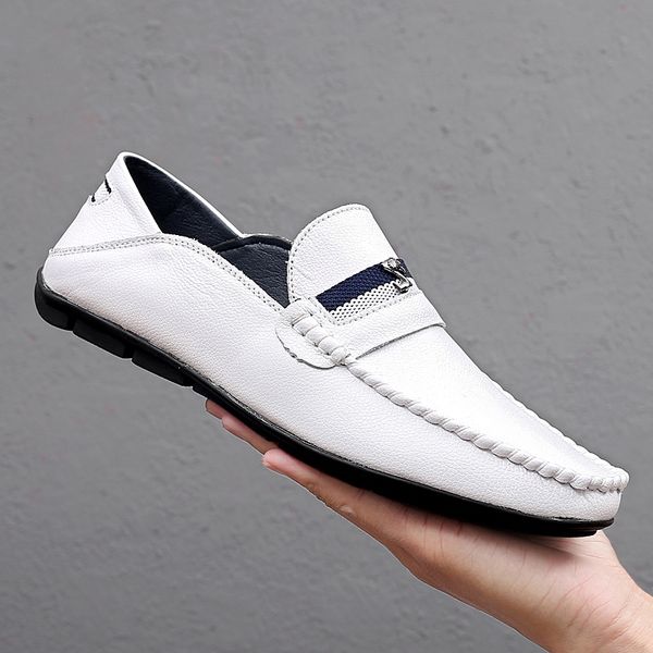 handsome men casual shoes spring flats footwear soft leather light weight white loafer shoes gentleman driving shoes
handsome men casual shoes spring flats footwear soft leather light weight white loafer shoes gentleman driving shoes