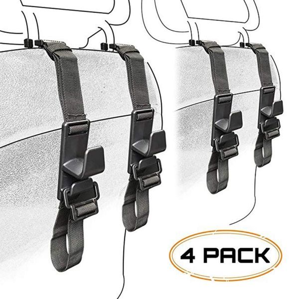 car organizer 4pcs/set adjustable back seat headrest hooks hangers for grocery bags handbag purse vehicle
car organizer 4pcs/set adjustable back seat headrest hooks hangers for grocery bags handbag purse vehicle