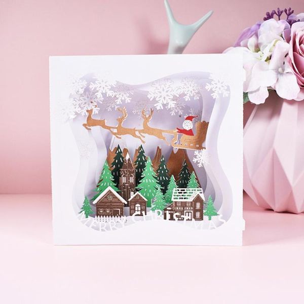 greeting cards merry christmas tree winter gift up laser decoration sticker year cut y9w0
greeting cards merry christmas tree winter gift up laser decoration sticker year cut y9w0