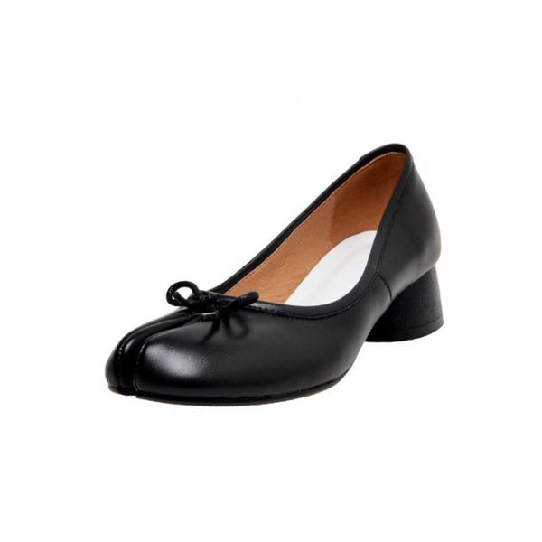 dress shoes genuine leather women pumps butterfly-knot 22-25cm length korean super ins split toe and bags to match ladies, Black
dress shoes genuine leather women pumps butterfly-knot 22-25cm length korean super ins split toe and bags to match ladies, Black