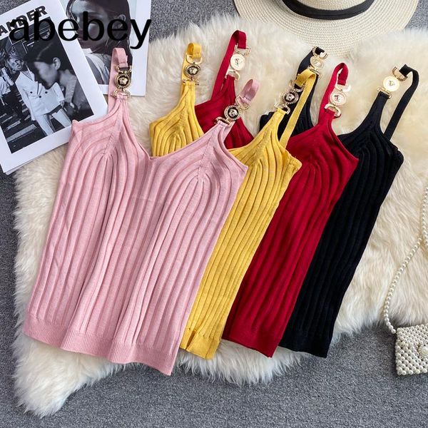 women's tanks & camis women knitted strap crop korean fashion sleeveless elastic slim y2k summer off shoulder short camisole, White
women's tanks & camis women knitted strap crop korean fashion sleeveless elastic slim y2k summer off shoulder short camisole, White