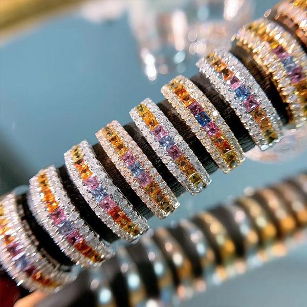 wedding rings luxury multicolor zircon women's ring colour crystal fine cocktail party band engagement hip hop jewelry gifts, Slivery;golden
wedding rings luxury multicolor zircon women's ring colour crystal fine cocktail party band engagement hip hop jewelry gifts, Slivery;golden