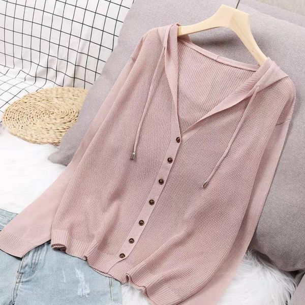 women's knits & tees summer knitted cardigan jacket hooded ice silk sweater thin section hollow sunscreen, White
women's knits & tees summer knitted cardigan jacket hooded ice silk sweater thin section hollow sunscreen, White
