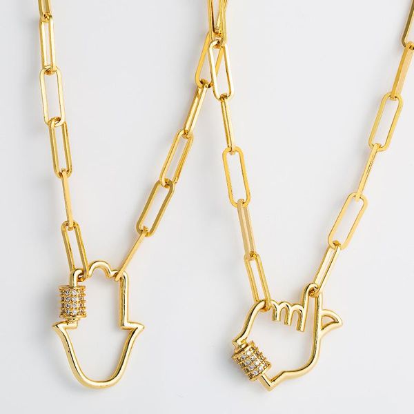 pendant necklaces 2pcs punk hip-hop copper zircon-plated gold-plated chain with a delicate clavicle necklace, Silver
pendant necklaces 2pcs punk hip-hop copper zircon-plated gold-plated chain with a delicate clavicle necklace, Silver