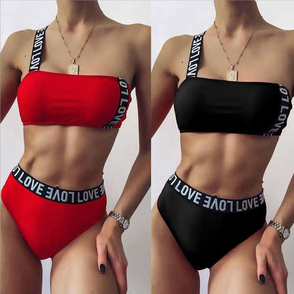 letter printed sports swim suit bikini mujer 2021 new two pieces bikinis set push up swimsuit women high waist beachwear suits
letter printed sports swim suit bikini mujer 2021 new two pieces bikinis set push up swimsuit women high waist beachwear suits