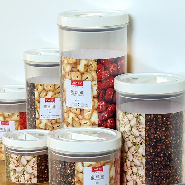 storage bottles & jars sealed jar household rice transparent nut food canister
storage bottles & jars sealed jar household rice transparent nut food canister