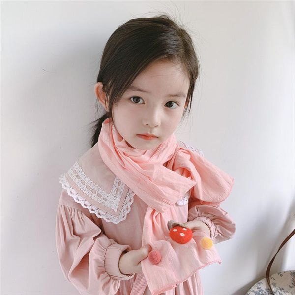 scarves children's solid color cotton men's and women's baby decorative long towel lovely strawberry bib, Blue;gray
scarves children's solid color cotton men's and women's baby decorative long towel lovely strawberry bib, Blue;gray