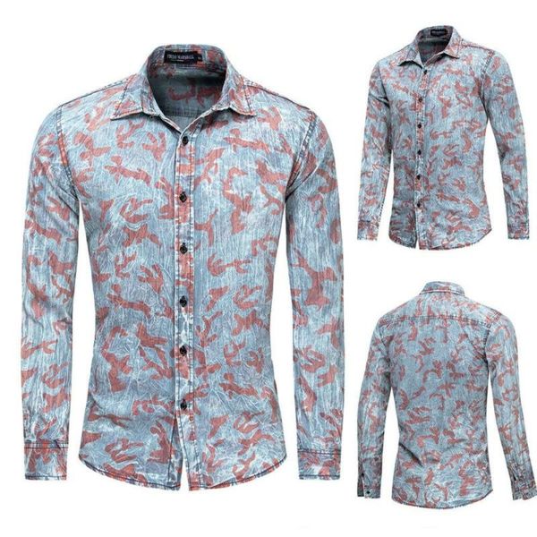 men's t-shirts men printed casual button up long sleeve shirt work office collared dress top, White;black
men's t-shirts men printed casual button up long sleeve shirt work office collared dress top, White;black