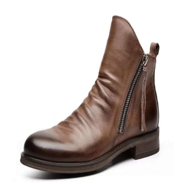 boots pu men shoes flat heel spirng male round head solid color zip fashion winter botas hombre size 38-48, Black
boots pu men shoes flat heel spirng male round head solid color zip fashion winter botas hombre size 38-48, Black