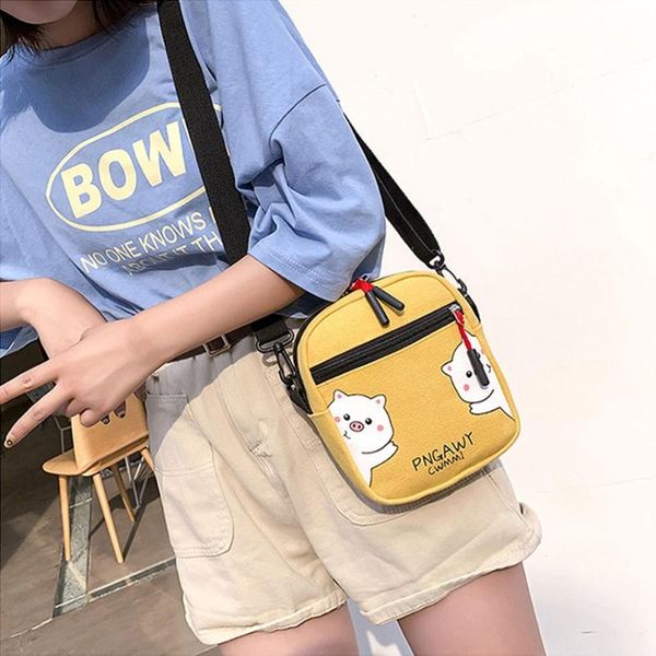 backpacks cute pig cartoon printing flap bag canvas single shoulder messenger for girl
backpacks cute pig cartoon printing flap bag canvas single shoulder messenger for girl