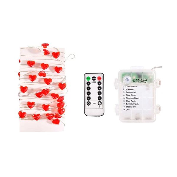 strings 8 function waterproof remote control led love light shiny fairy string party decoration for valentine's day present
strings 8 function waterproof remote control led love light shiny fairy string party decoration for valentine's day present