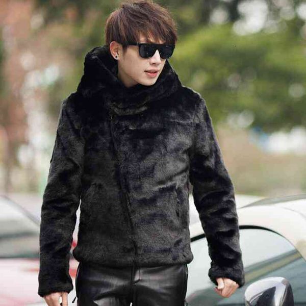 imitation mink tide men's high-grade fur 2020 winter new hooded slim korean short paragraph jackets men coat s-3xl, Black
imitation mink tide men's high-grade fur 2020 winter new hooded slim korean short paragraph jackets men coat s-3xl, Black