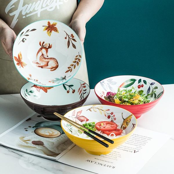 japanese ceramic ramen bowl cute mixing cereal rice soup bowl set fruit salad dessert snack colorful bowls kitchen tableware
japanese ceramic ramen bowl cute mixing cereal rice soup bowl set fruit salad dessert snack colorful bowls kitchen tableware