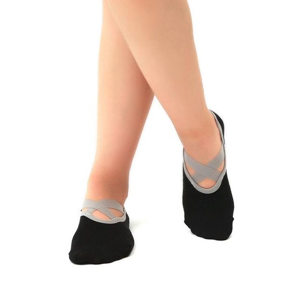 sports socks non slip women fitness yoga pilates ballet dance anti cross bandage backless gym sport cotton comfortable, Black
sports socks non slip women fitness yoga pilates ballet dance anti cross bandage backless gym sport cotton comfortable, Black