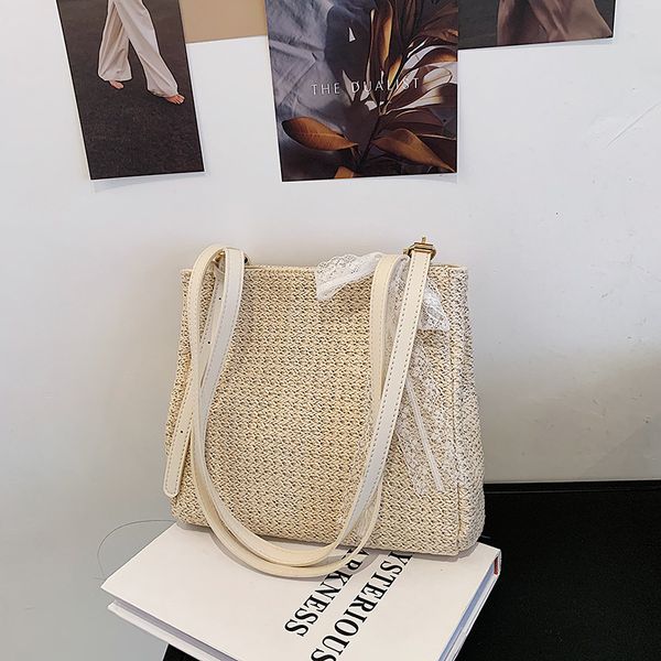 new handbags straw one shoulder hand lace bow scarf beach holiday tote bag large capacity fashionable bucket factory direct sale
new handbags straw one shoulder hand lace bow scarf beach holiday tote bag large capacity fashionable bucket factory direct sale