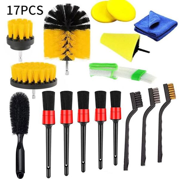 car sponge detailing brush set cleaning brushes power scrubber drill for leather air vents rim polisher bathroom kit
car sponge detailing brush set cleaning brushes power scrubber drill for leather air vents rim polisher bathroom kit