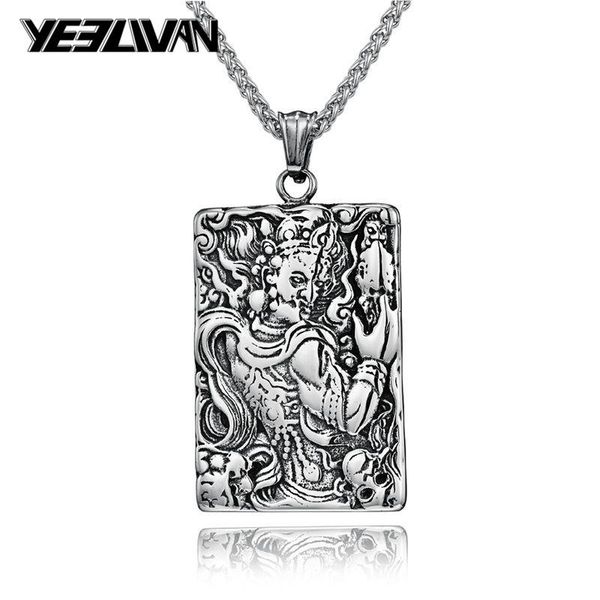pendant necklaces 2021 punk gothic stainless steel bodhisattva necklace men unique amulet pendants vintage buddhism exorcism jewerly, Silver
pendant necklaces 2021 punk gothic stainless steel bodhisattva necklace men unique amulet pendants vintage buddhism exorcism jewerly, Silver