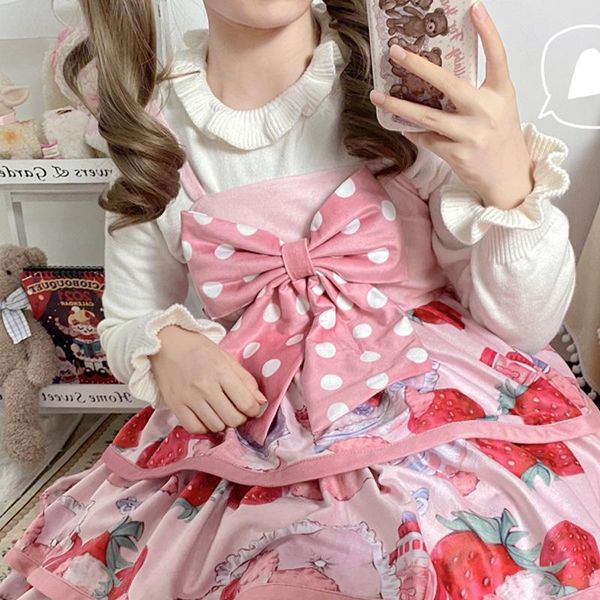women's sweaters autumn winter japanese soft girl ruffle collar solid basic sweater kawaii all-match lolita knitwear pullovers women ju, White;black
women's sweaters autumn winter japanese soft girl ruffle collar solid basic sweater kawaii all-match lolita knitwear pullovers women ju, White;black