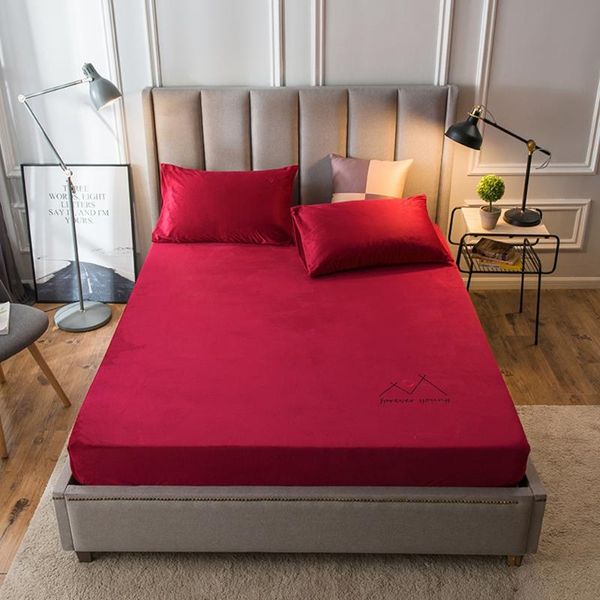 sheets & sets winter warm soft full elastic fitted sheet crystal velvet bed linen mattress cover solid color 1pcs dust protector
sheets & sets winter warm soft full elastic fitted sheet crystal velvet bed linen mattress cover solid color 1pcs dust protector
