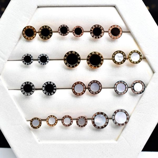stud yun ruo rose gold black roman number earring woman man titanium steel fashion jewelry birthday gift not fade hypoallergenic, Golden;silver
stud yun ruo rose gold black roman number earring woman man titanium steel fashion jewelry birthday gift not fade hypoallergenic, Golden;silver
