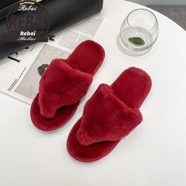 slippers warm fluffy women cozy faux fur cross indoor floor slides flat soft furry shoes ladies female celebrities flip flops 42, Black
slippers warm fluffy women cozy faux fur cross indoor floor slides flat soft furry shoes ladies female celebrities flip flops 42, Black