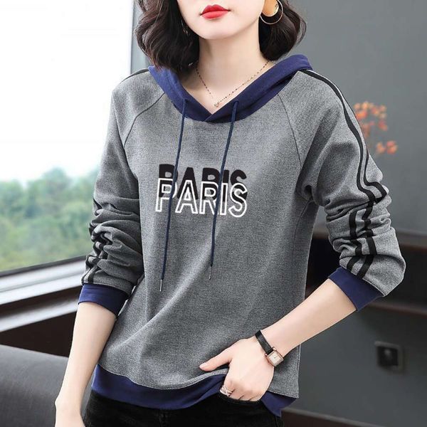 cotton hooded sweater spring and autumn thin 2021 new korean loose large women's middle-aged mother's coat, Black
cotton hooded sweater spring and autumn thin 2021 new korean loose large women's middle-aged mother's coat, Black