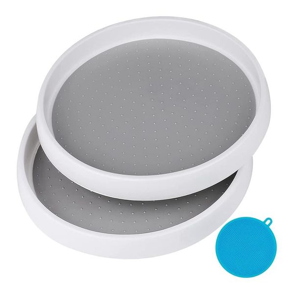 kitchen storage & organization 2 pieces turntable, rotatable round spice racks,rotating organizer , for cabinets, refrigerators, bathrooms
kitchen storage & organization 2 pieces turntable, rotatable round spice racks,rotating organizer , for cabinets, refrigerators, bathrooms