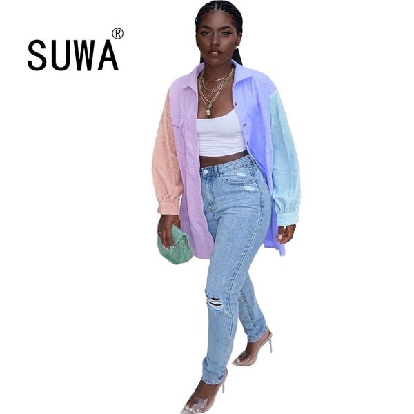 women's blouses & shirts plus size fashion casual oversized women tunic 2021 spring fall long sleeve classic bf style blusas mujer, White
women's blouses & shirts plus size fashion casual oversized women tunic 2021 spring fall long sleeve classic bf style blusas mujer, White