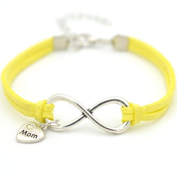 charm bracelets 2021 1pc suede infinity mom fashion handmade rope bracelet for women men jewelry lover couple, Golden;silver
charm bracelets 2021 1pc suede infinity mom fashion handmade rope bracelet for women men jewelry lover couple, Golden;silver