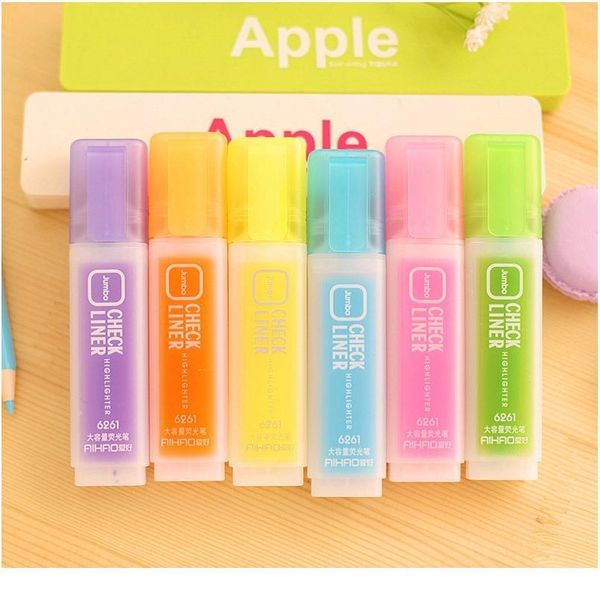 6pcs/pack fluorescent highlighter marker multi-color highlighter pen marker paint pens set stationery office school jllrwv
6pcs/pack fluorescent highlighter marker multi-color highlighter pen marker paint pens set stationery office school jllrwv