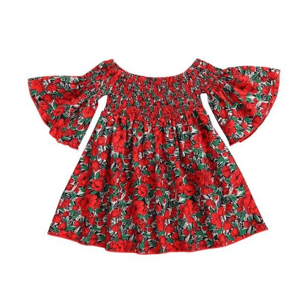 girl's dresses girl fresh trumpet sleeve dress summer sweet flower boat neck children korean princess cute and adorable, Red;yellow
girl's dresses girl fresh trumpet sleeve dress summer sweet flower boat neck children korean princess cute and adorable, Red;yellow