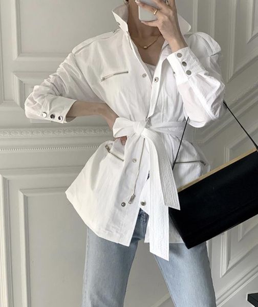 women's jackets high collar elegant temperament of french contracted collect waist to tie a woman coat all-match short money, Black;brown
women's jackets high collar elegant temperament of french contracted collect waist to tie a woman coat all-match short money, Black;brown