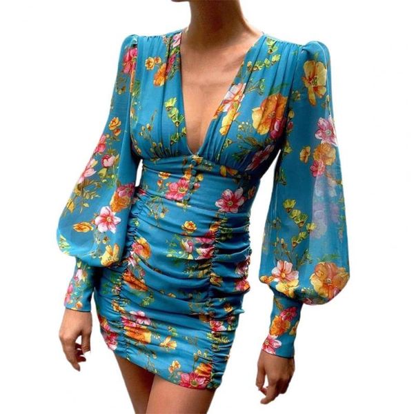 casual dresses women retro mini dress floral print pattern lantern sleeve autumn deep v neck ruched short chiffon for daily streetwear, Black;gray
casual dresses women retro mini dress floral print pattern lantern sleeve autumn deep v neck ruched short chiffon for daily streetwear, Black;gray