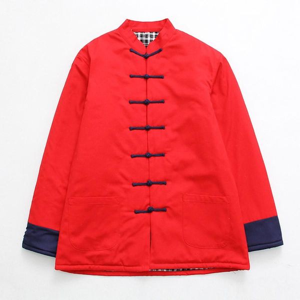 men's jackets traditional chinese clothes han suit coat tai chi uniform male thick jacket winter 100% cotton wadded, Black;brown
men's jackets traditional chinese clothes han suit coat tai chi uniform male thick jacket winter 100% cotton wadded, Black;brown