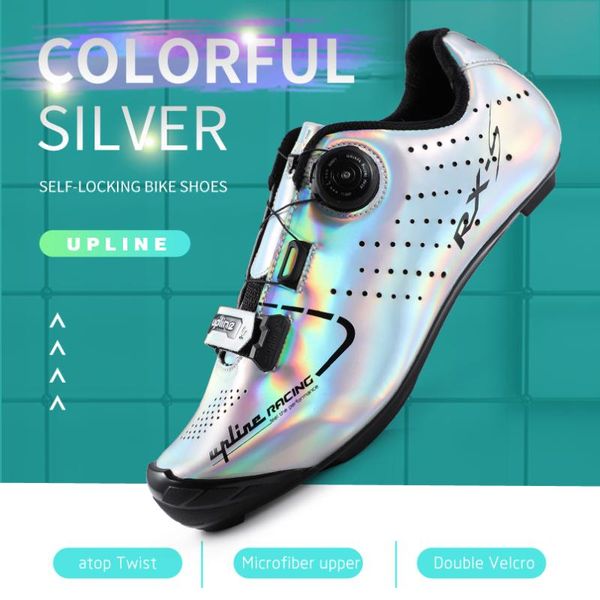 cycling footwear upline road bike shoes men colorful silver chameleon bicycle sneakers professional self-locking breathable, Black
cycling footwear upline road bike shoes men colorful silver chameleon bicycle sneakers professional self-locking breathable, Black