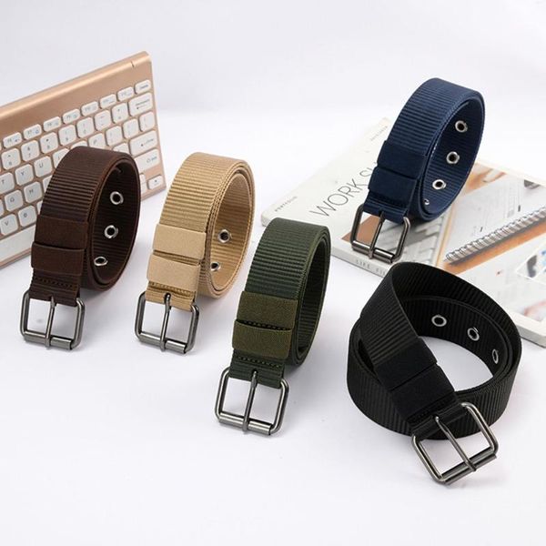 belts solid color automatic skinny for men nylon pin buckle belt buckles canvas tactical waistband strap, Black;brown
belts solid color automatic skinny for men nylon pin buckle belt buckles canvas tactical waistband strap, Black;brown