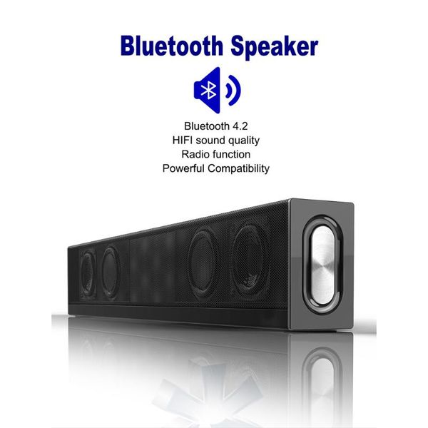 mini speakers home theater hifi portable wireless bluetooth column stereo bass sound bar fm radio usb subwoofer for computer tv phone
mini speakers home theater hifi portable wireless bluetooth column stereo bass sound bar fm radio usb subwoofer for computer tv phone