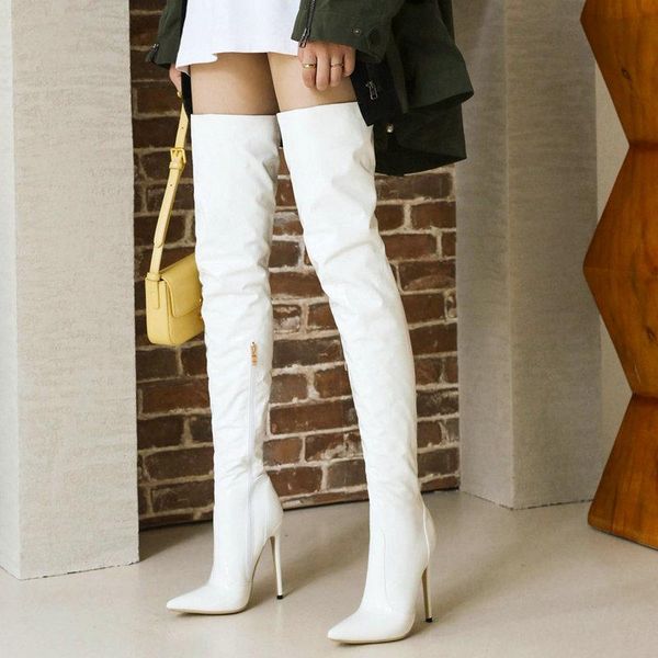 boots 2021 thigh high women autumn winter heeled long fashion zip pointed thin heel over the knee, Black
boots 2021 thigh high women autumn winter heeled long fashion zip pointed thin heel over the knee, Black