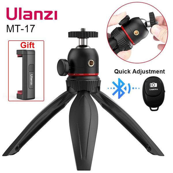 ulanzi mt-17 mini tripod adjustable 360 rotation ballhead smartphone vlog tripod 9 with 1/4 screw monopod
ulanzi mt-17 mini tripod adjustable 360 rotation ballhead smartphone vlog tripod 9 with 1/4 screw monopod