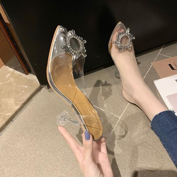 ladies high heel sandals luxury women pumps transparent high heels pointed toe wedding party brand lady pvc fashion shoes, Black
ladies high heel sandals luxury women pumps transparent high heels pointed toe wedding party brand lady pvc fashion shoes, Black