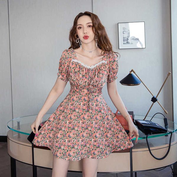 vintage floral print mini dress women boho sweet puff sleeve square neck casual slim es robe 210529, Black;gray
vintage floral print mini dress women boho sweet puff sleeve square neck casual slim es robe 210529, Black;gray