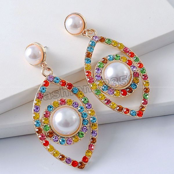 gorgeous colorful earrings geometry rhinestone imitation pearls jewelry earrings for women wedding sweet accessories, Silver
gorgeous colorful earrings geometry rhinestone imitation pearls jewelry earrings for women wedding sweet accessories, Silver