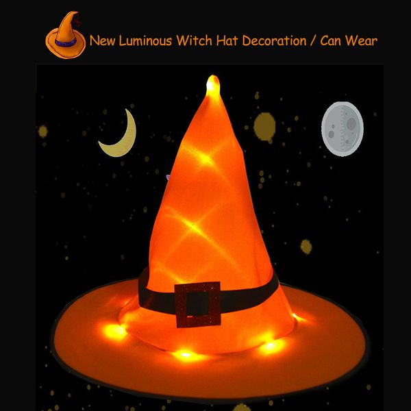 2021 new portable lighting decoration luminous witch's halloween up purple light hat with a fivela j8ca
2021 new portable lighting decoration luminous witch's halloween up purple light hat with a fivela j8ca