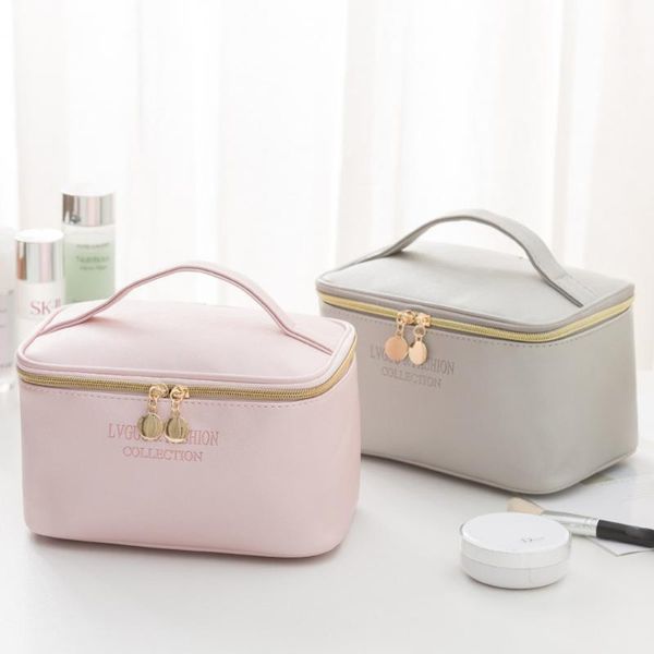 storage boxes & bins 1 pc large women cosmetic bag pu leather waterproof zipper make up travel washing makeup organizer beauty case
storage boxes & bins 1 pc large women cosmetic bag pu leather waterproof zipper make up travel washing makeup organizer beauty case