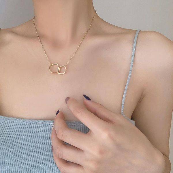 pendant necklaces 2021 korean fashion vintage metal round necklace for women fairy gold color choker dainty jewelry gift, Silver
pendant necklaces 2021 korean fashion vintage metal round necklace for women fairy gold color choker dainty jewelry gift, Silver