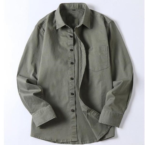 men's casual shirts autumn winter loose solid color long sleeve thick business formal large size jacket shellort, White;black
men's casual shirts autumn winter loose solid color long sleeve thick business formal large size jacket shellort, White;black