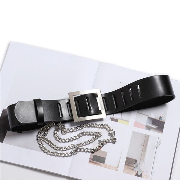 new women's ultra belt, fashionable and versatile, punk style pants chain, decorative wide pin buckle belt, Black;brown
new women's ultra belt, fashionable and versatile, punk style pants chain, decorative wide pin buckle belt, Black;brown